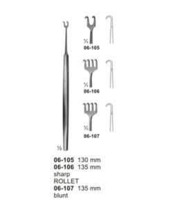 Fine Wound Retactors (Dura-and Skin Retractors)