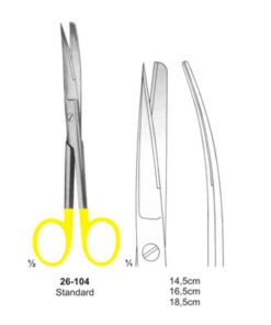 Scissors with Tungsten Carbide Inserts