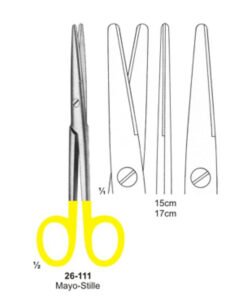 Scissors with Tungsten Carbide Inserts