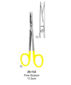 Scissors with Tungsten Carbide Inserts