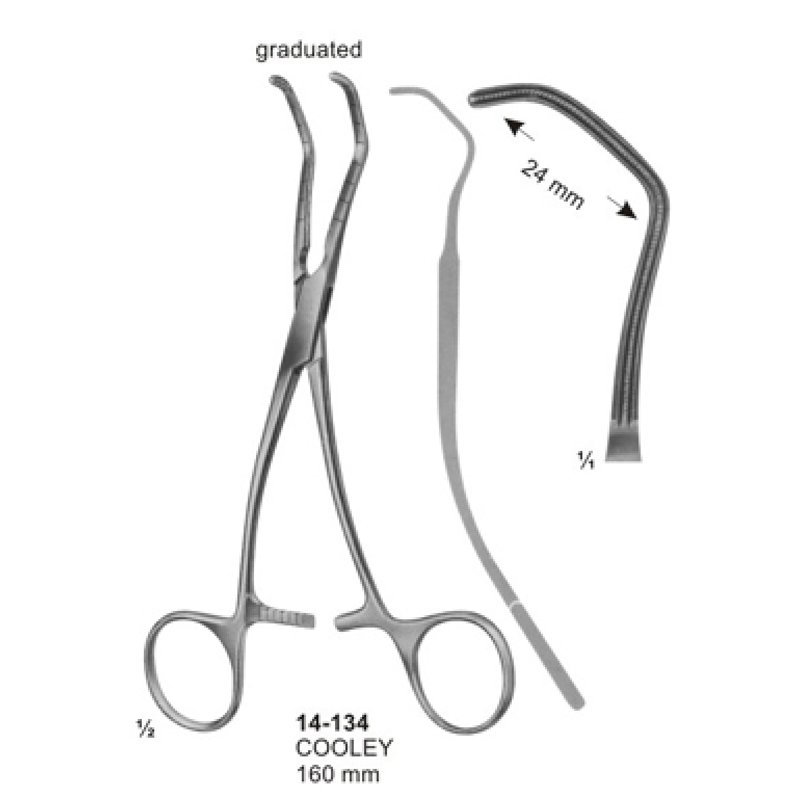 ATRAUMATA Cosrctation Clamos.Patent-Ductus & Peripheral - Vascular Clamps